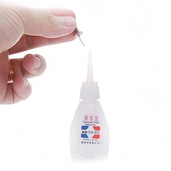 Colle Super Cyanoacrylate adhésive à liaison forte, outil de réparation rapide, colle à séchage rapide pour cuir, caoutchouc, métal, 2ML, 502 