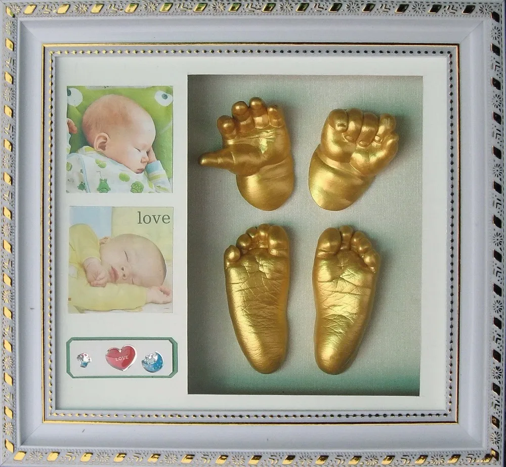 baby hand footprint frame