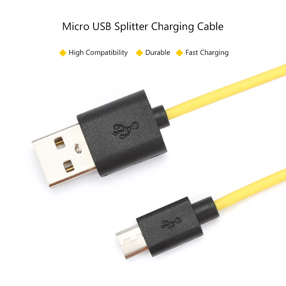 5 В/2 а USB 2 0 к Micro AA AAA зарядный кабель разветвитель шнур для Samsung Huawei Google телефонов