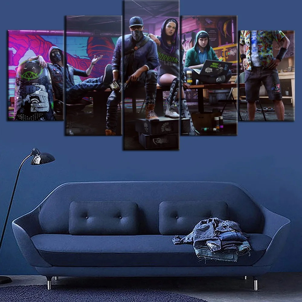 Modular-HD-Printing-5-Pieces-Top-Rated-Canvas-Painting-Games-Watch-Dogs-2-Type-Poster-Home (1)