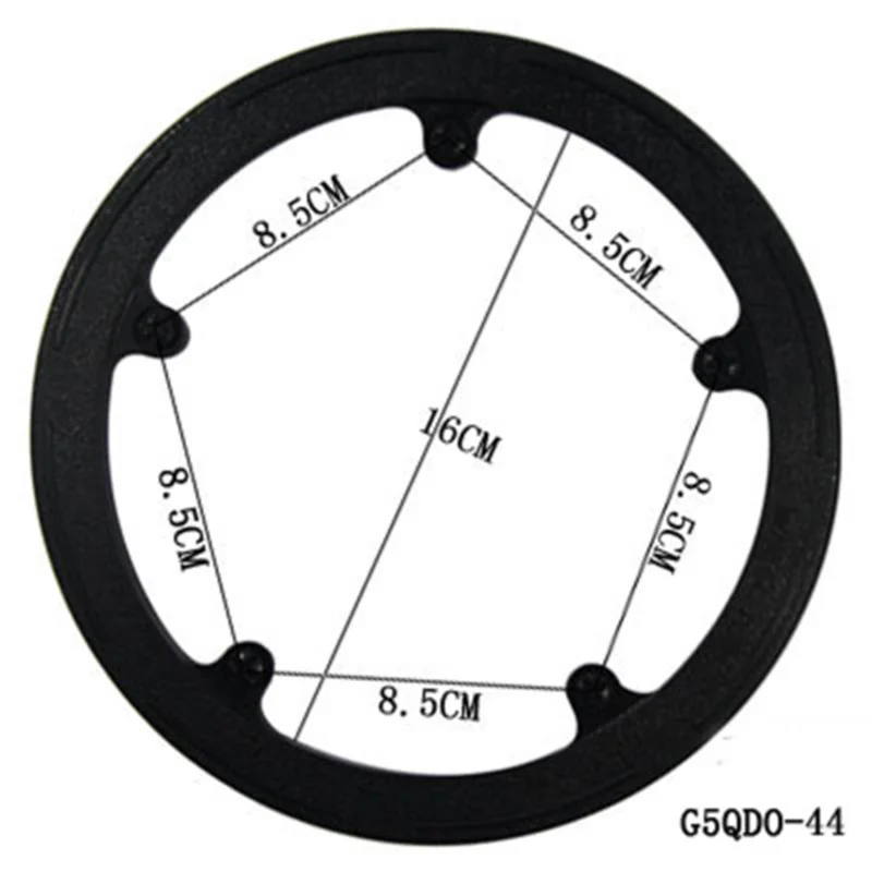 44T пластиковая крышка цепи для колеса, защита цепи, защита Шатунов, защитная крышка, аксессуары для велосипедных Шатунов - Цвет: G5-QD0-44