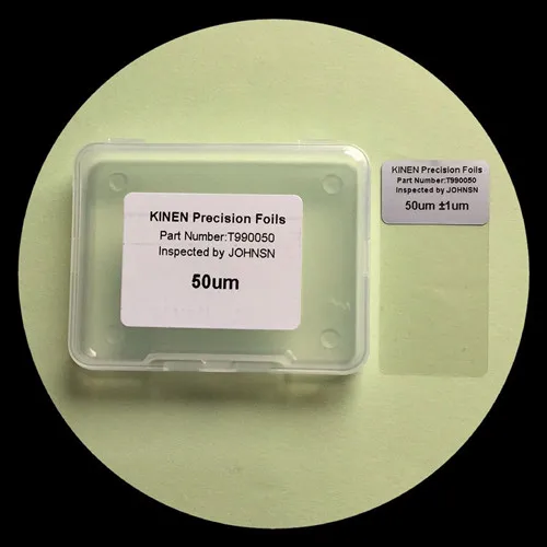 Coating thickness gauge standard sheet 50um thickness gauge test piece