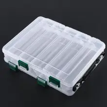 10 Compartments Clear Double Sided Fishing Field Case Bait Lures Shrimp Deal with Storage Field Carp Fishing Equipment Instruments