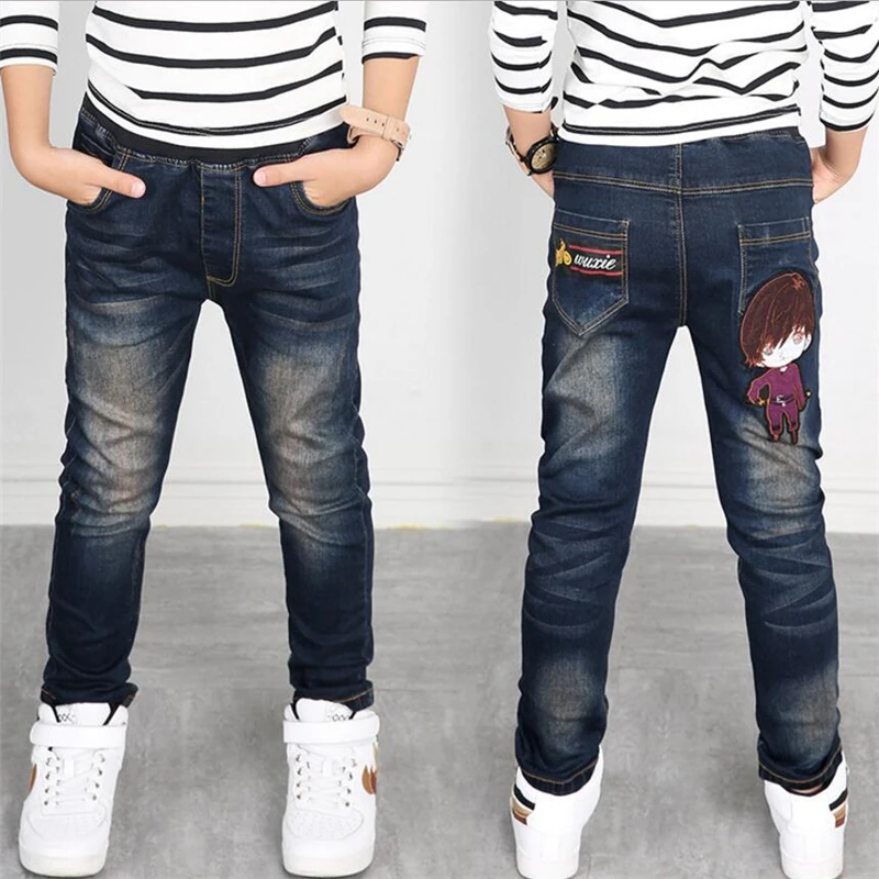 Big boy and little boy jeans , Fashion boy's jeans with spring autumn