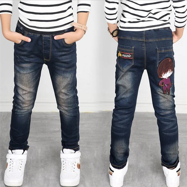 Big boy and little boy jeans , Fashion boy's jeans with spring autumn
