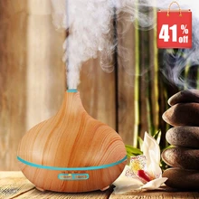 

MRF-008 300ml Air Humidifier Essential Oil Diffuser Aroma Lamp Aromatherapy Electric Aroma Diffuser Mist Maker for Home-Wood