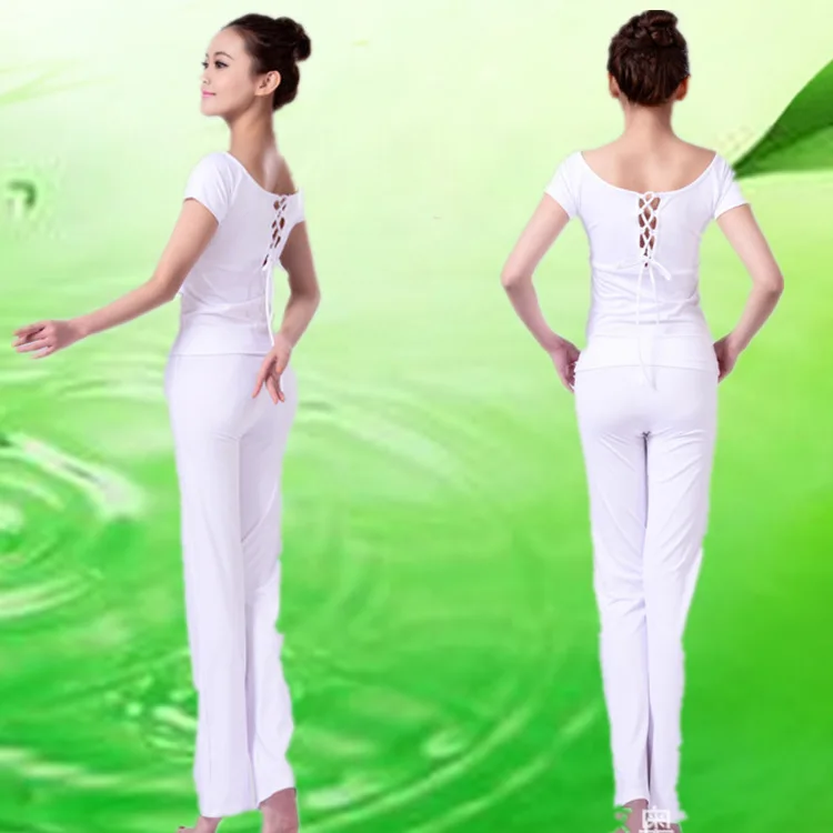 AMX16 Yoga suits women fitness clothing short sleeve half sleeve wear