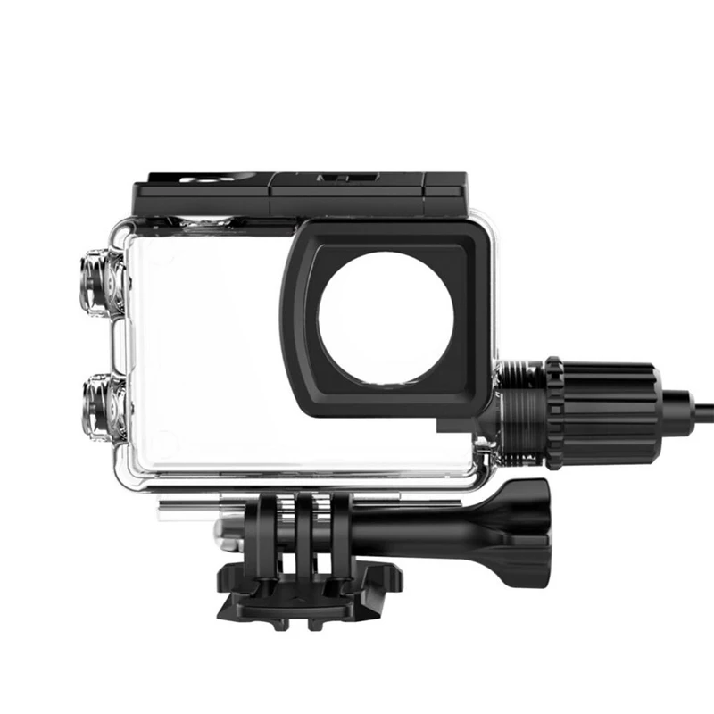 Motorcycle Waterproof Case protection Housing Charging Case With USB Cable For SJCAM SJ6 Legend  SJ7 Star Camera Accessories (11)