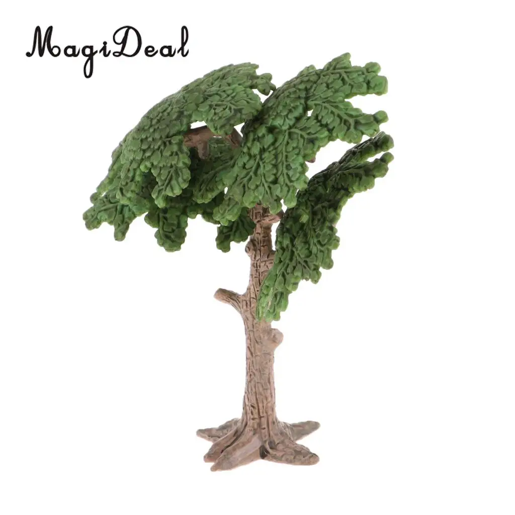 Simulation Pine Trees Mini Bonsai Coco Pine Ancient Cycad Tree Micro Landscape Cypress for Diorama Scenery Toys
