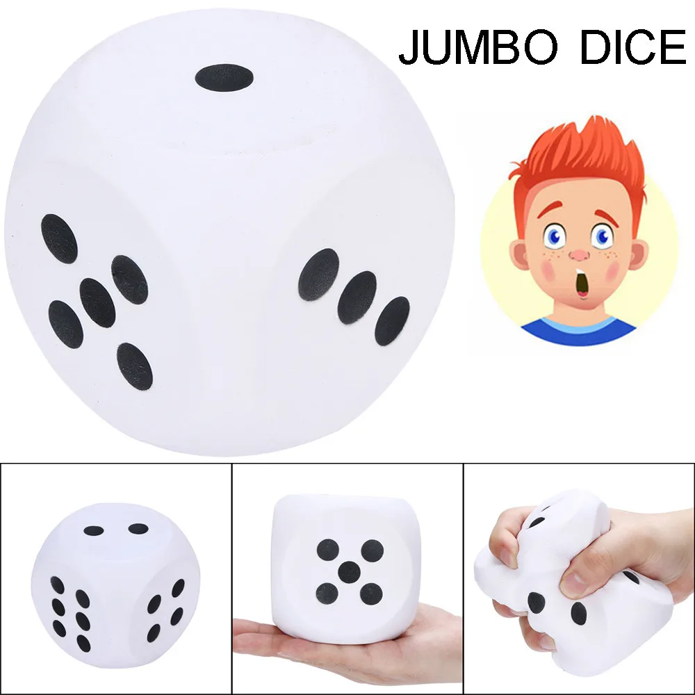 10cm Squishies  Giant Jumbo Dice  Slow Rising Cream Scented Stress Relief Toys anti stress toys games for kids stress relief H30