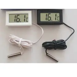 Мини домашние Электронный термометр, зонд внешний номер из рыбы в аквариуме термометр