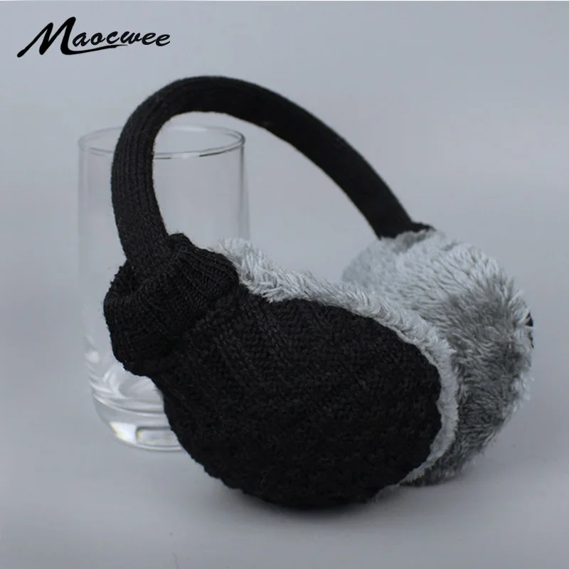 

2017 New Winter Warm Earmuffs Knitted Women Ear Muffs for Man Earmuffs for Girls and Boys Gift Ear Warmers Winter Earmuff Brand