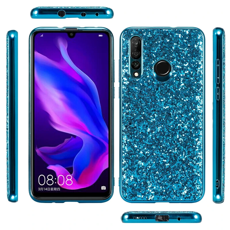 Чехол для Huawei Nova 4 блестящий чехол-накладка Honor 8A/8s/10i/V20/Play 8A тонкий чехол телефона