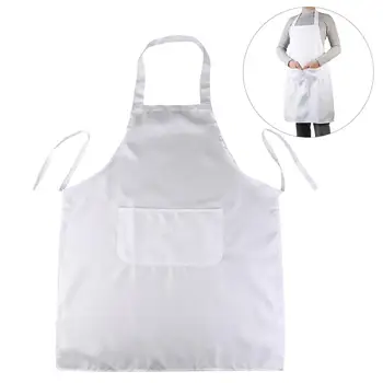 

LUOEM Halter-neck Style Sleeveless Kitchen Cooking Apron with Pocket (White)