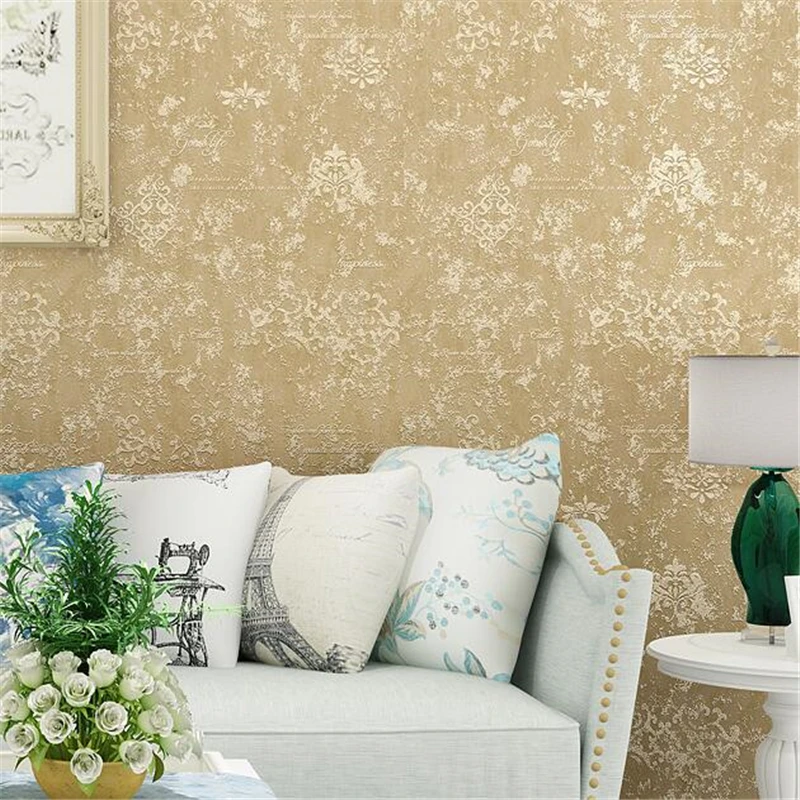 

wellyu обои Plain simple particle nonwoven wallpaper Solid 3D fractal diatom mud color living room TV background new wallpaper