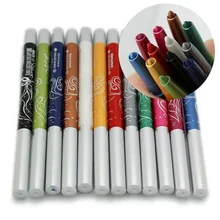 MENOW 12 цветов твист Масштабирование Косметическая подводка для глаз Водонепроницаемый бровей Контурный карандаш для губ подводка для глаз карандаш основа микс цвета макияж