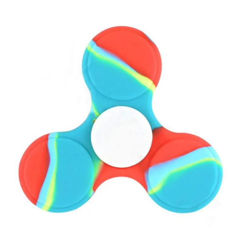 

Matte Silica gel Hand Spinner Toy EDC Hand Spinner For Autism and ADHD Rotation Time Long Anti Stress Toys