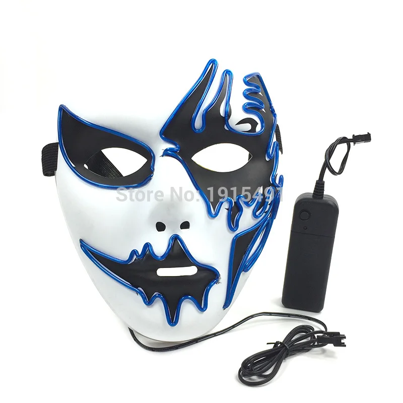 Хит продаж маскарадный декор 10 видов цветов выберите светящаяся EL проволочная