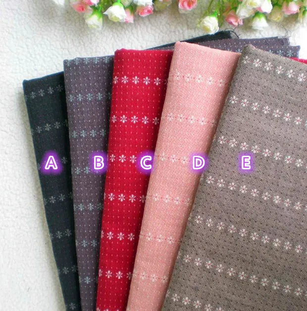 Окрашенная пряжа, японский стиль ретро, лоскутное одеяло, ткань для шитья, пряди, аппликация, ткань для шитья, 25*17 см, 20 штук