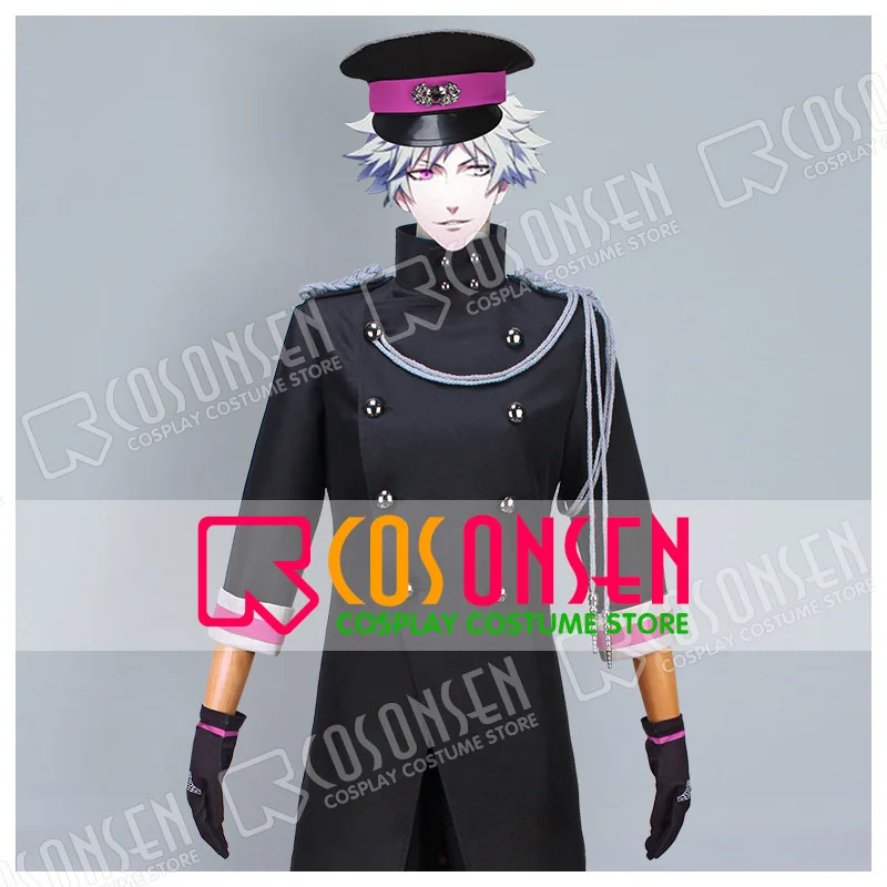 Uta no Prince sama Сияющая Звезда CD2 Ai Mikaze Ranmaru Kurosaki Reiji Kotobuki Camus черная униформа костюм для