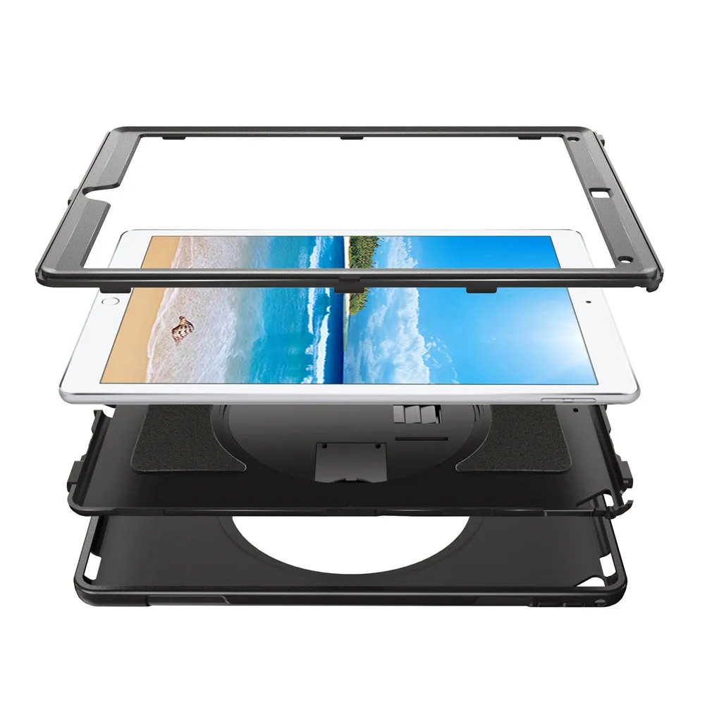 Ntspace Tablet Alça de Mão Capa para Apple Ipad Pro 12.9 Polegada 2023 2023 2023 2023 2023 Resistente Híbrido Armadura à Prova de Choque Cases - Imagem 6