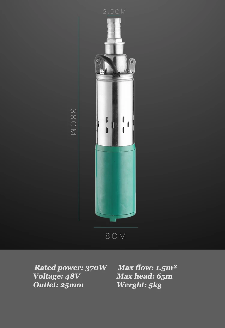 parameters of our 48V screw pump