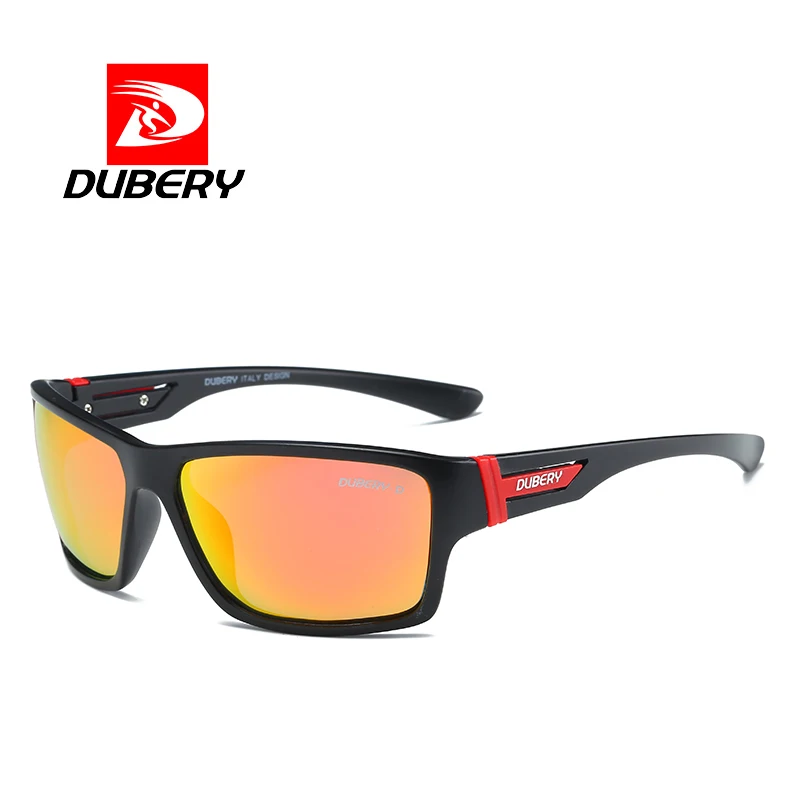 DUBERY Марка Дизайн поляризованные солнцезащитные очки Для мужчин водительские очки мужской Винтаж солнцезащитные очки для мужчин Spuare зеркало летние UV400 Óculos - Цвет линз: 3No box