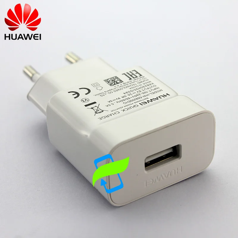 5 шт. оригинальное зарядное устройство Huawei P20 lite 9 В 2 А QC 0 USB кабель для быстрой