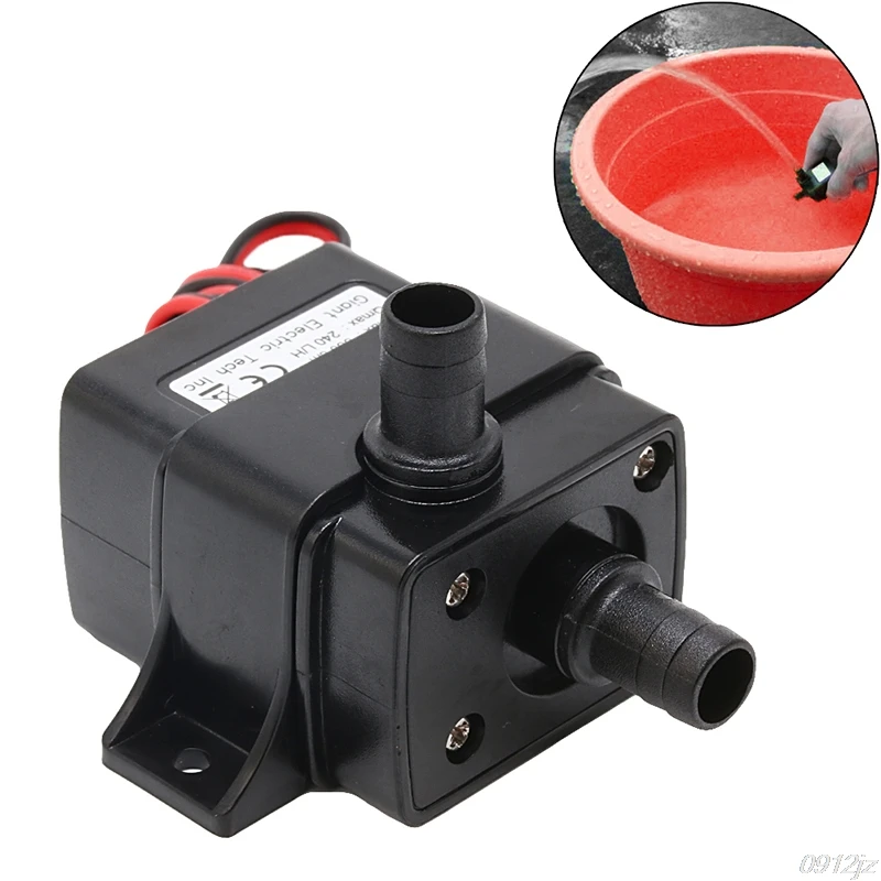 

Mini DC12V 3M 240L/H Brushless Motor Submersible Water Pump #C93U# Dropship LS'D Tool qiang