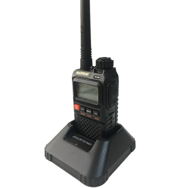 Портативная мини рация Baofeng UV 3R + Plus портативная UHF VHF двухсторонняя радиосвязь