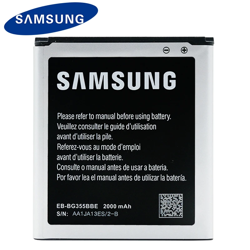 

100% Original Samsung Phone Battery for Samsung Galaxy Core 2 Replacement Battery G355 G355H G355M EB-BG355BBE 2000mAh With NFC
