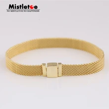 Омела Аутентичные 925 пробы серебро браслет reflexions омела блеск Eurpeon ювелирные изделия