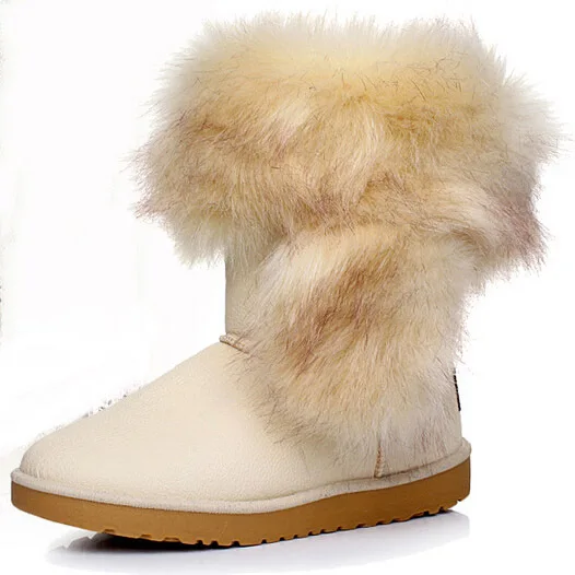 women ankle boots winter snow boots fashion faux fur woman boots plus ...