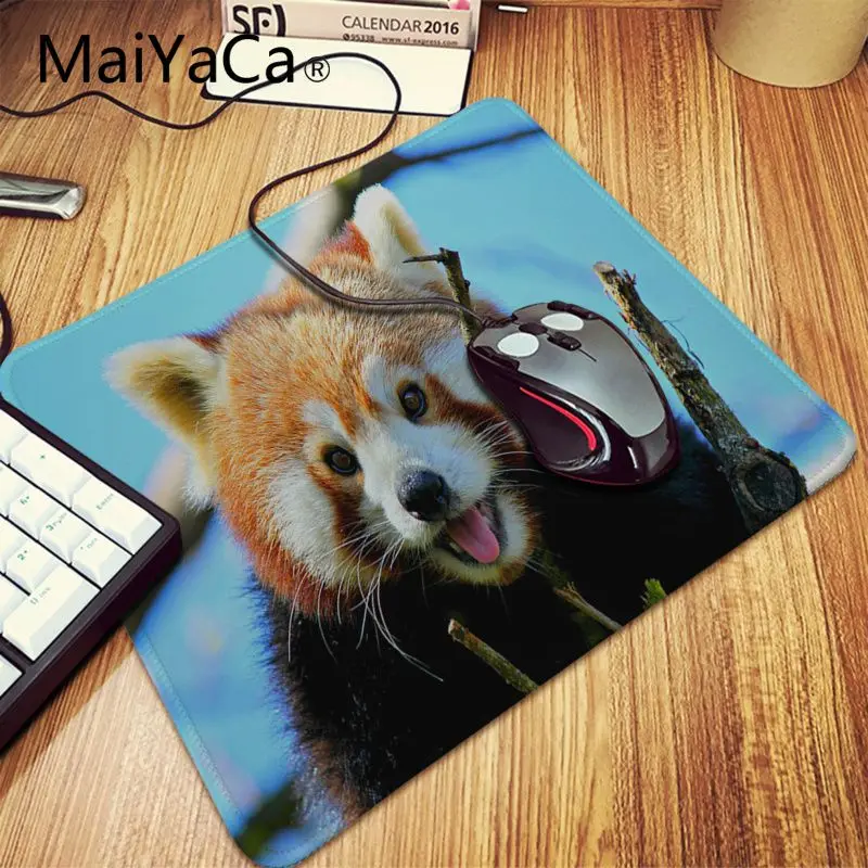 MaiYaCa Non Slip PC Red panda DIY Design Pattern Game mousepad Office Mice Gamer Soft Lockedge gaming Mouse Pad
