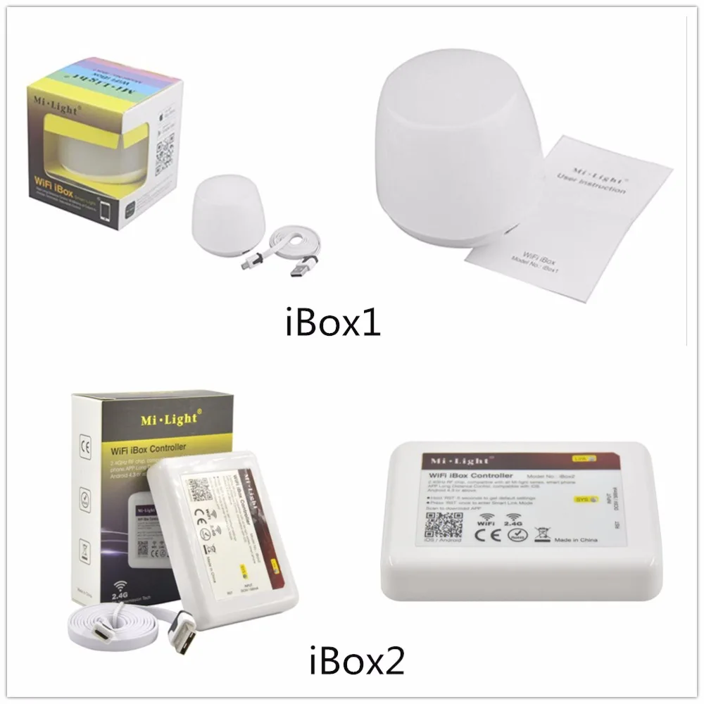 

Mi.light Wifi iBox1/iBox2 controller DC5V compatible with IOS/Andriod system Wireless APP Control for CW WW RGB strip bulb
