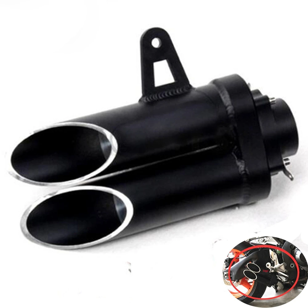 

51MM universal motorcycle off-road vehicle scooter exhaust pipe muffler For Kawasaki Ninja 300R 300 EX300 250 250R EX250 EX500