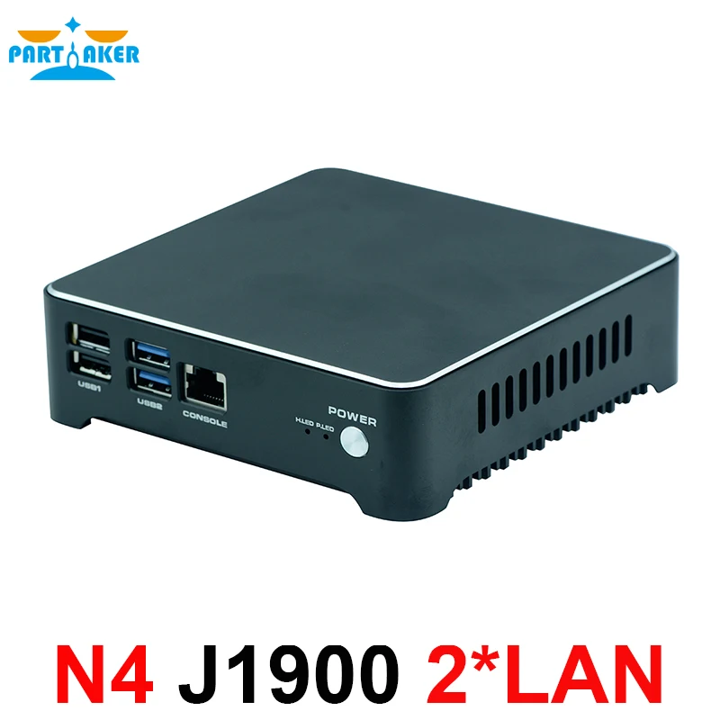 Мини компьютер Nano PC NUC J1900 N2805 безвентиляторный мини ПК Windows 7 10 четырехъядерный