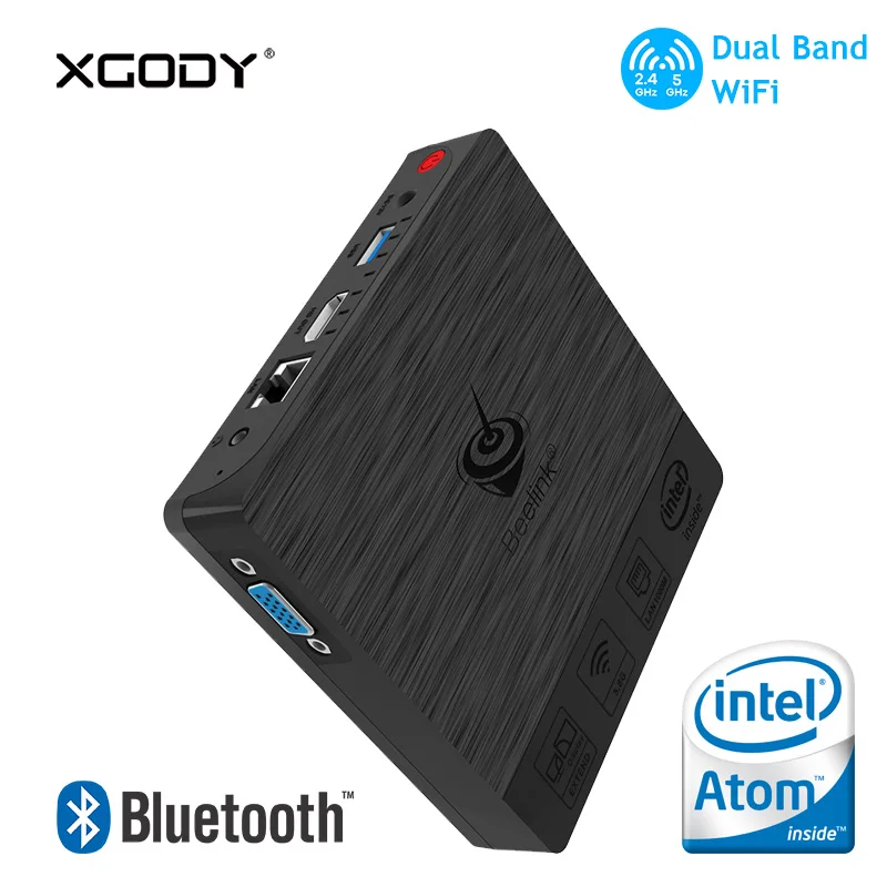 

Beelink BT3 Pro Mini PC Intel Atom X5 Windows 10 Smart TV Box Bluetooth Dual Band WiFi Media Player Set-top Box for Home Theater