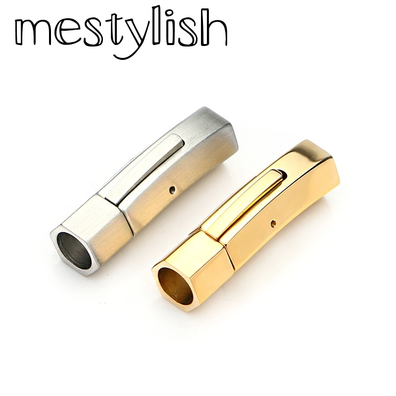 Buy Mestylish 2pcs/Lot 6mm Stainless Steel Clasp
