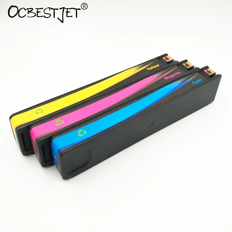 [Third Party Brand] Remanufactrued Cartridge For HP 975X 975 XL 3-Pack Cyan/Magenta/Yellow For HP 352dw 452dn 452dw 477dn 477dw