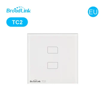 

Broadlink TC2 EU Standard 1 2 3 Gang Wireless Light Switch,Touch Glass Switch Panel,RM PRO Wifi Remote Control, Home Automation