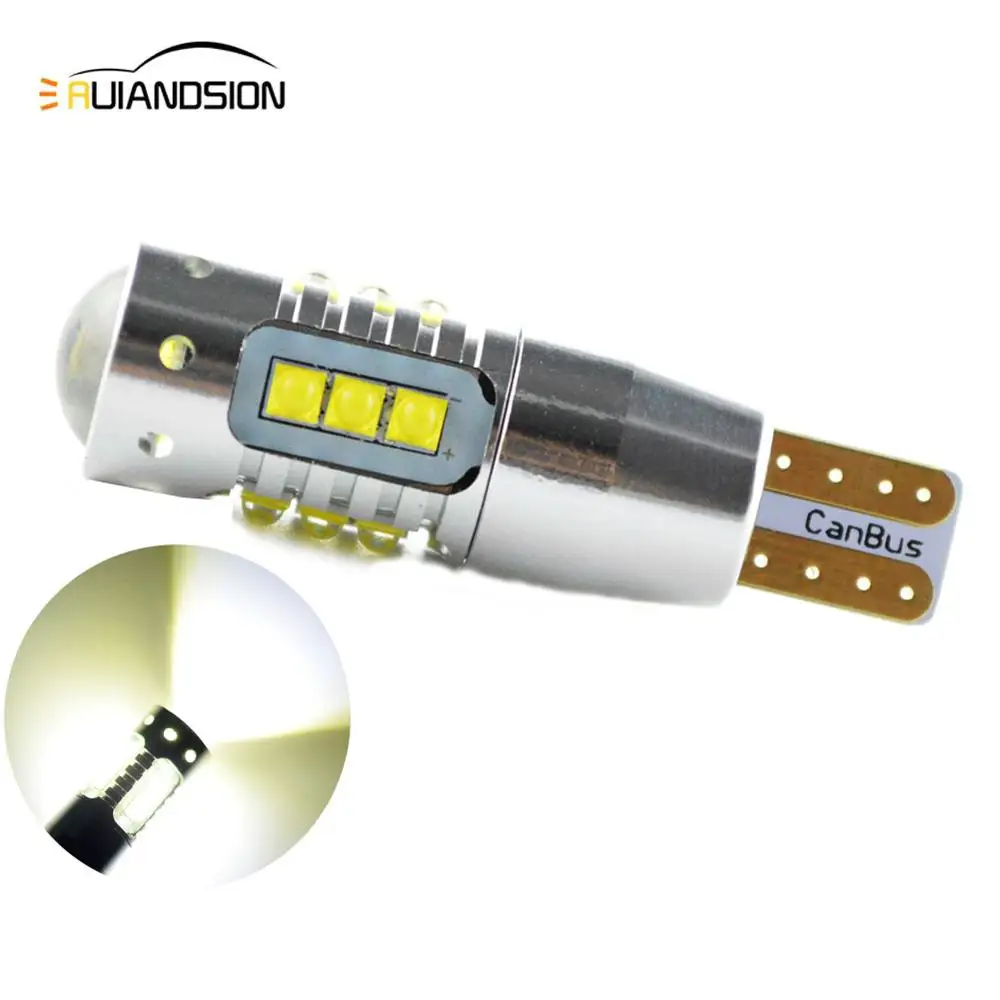 

1x80W T10 Canbus Car led lamp W5W/194/T10 16SMD AC12-24v CREEXBD LED Car bulb Instrument lights white no Error for MERCEDES W220