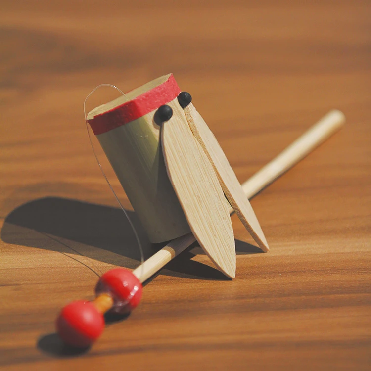 竹の伝統的な手作りのおもちゃ 大きな音のゲーム 子供のための木のおもちゃ 手作りの装飾 ノベルティ Toy Activity Toy Joketoy Banana Aliexpress