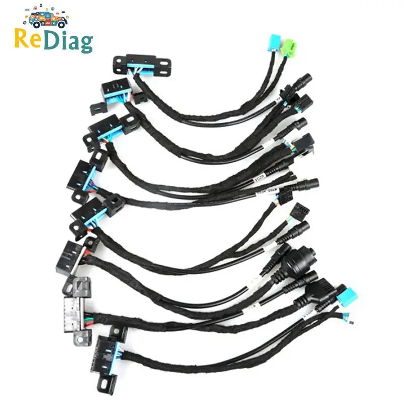 

8Cables EIS ELV Test Cables Works with VVDI MB BGA Tool Supported to CAN Read/Write EIS/ELV Test Line