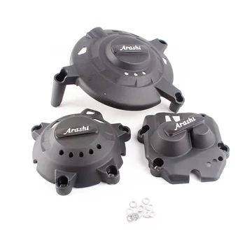 

For Kawasaki Ninja ZX10R 2011 2012 2013 2014 2015 2016 Engine Stator Cover Crankcase Slider Protector Black