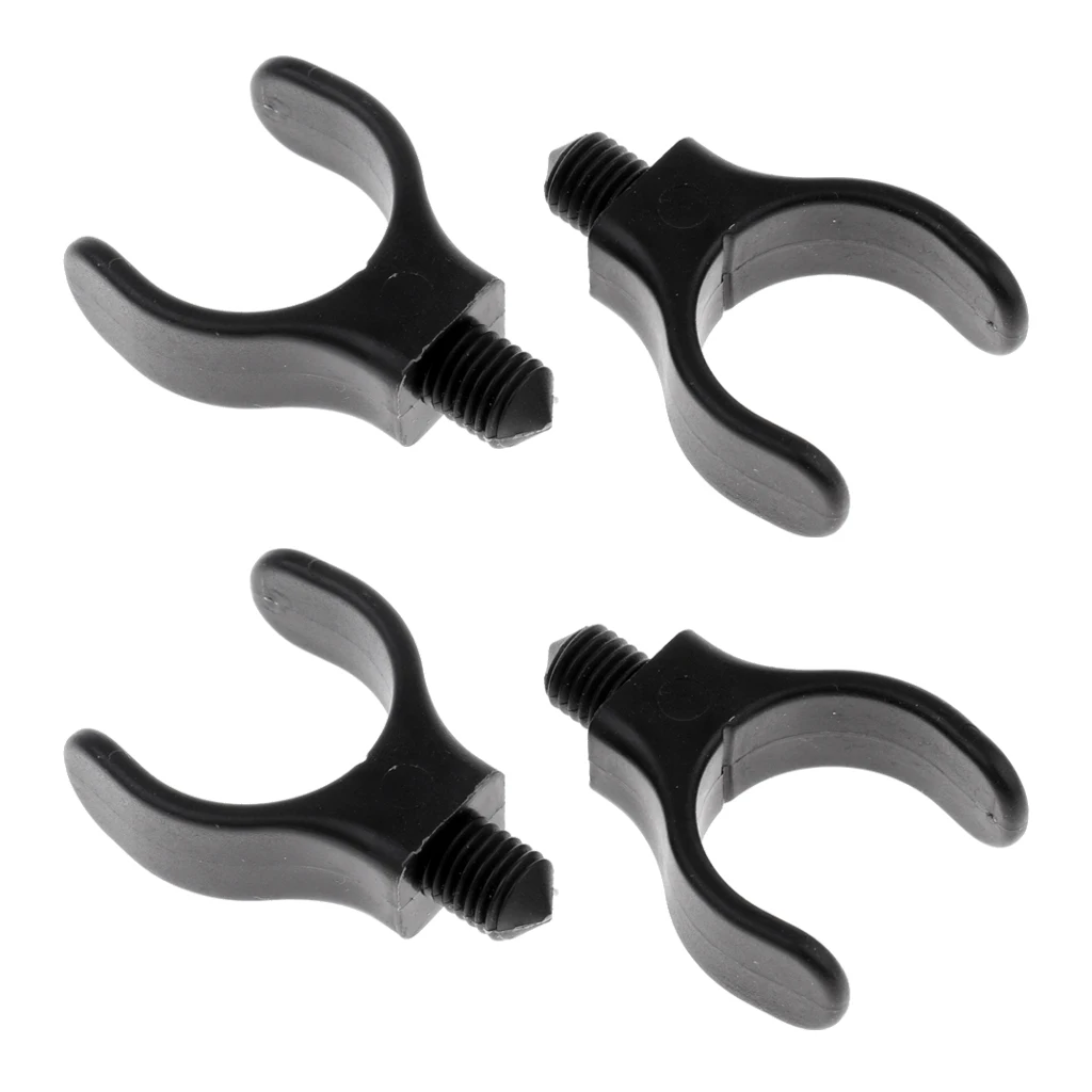 

4x ABS Fishing Butt Grip Rod Rest Head Butt Rest Thread M3/8 For Fishing Rod Pod Fishing Tools