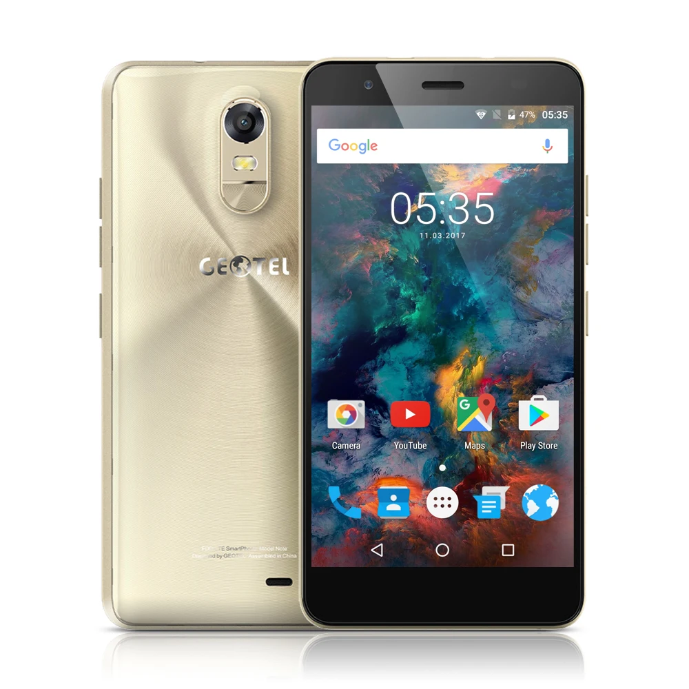 Original Geotel Note 4G Mobile Phone Android 6 0 3GB RAM 16GB ROM MTK6737 Quad Core