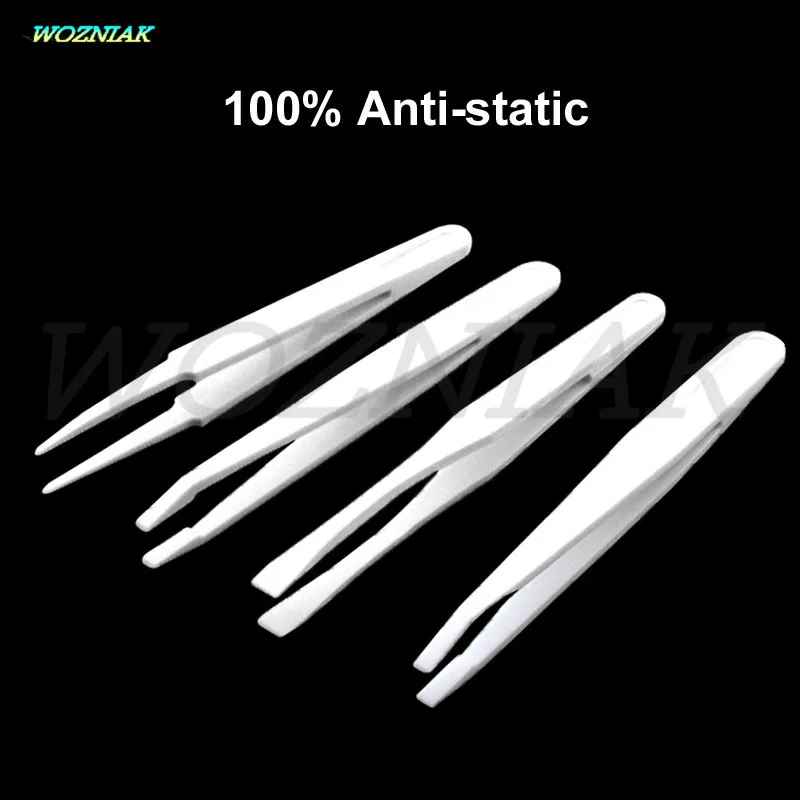 Wozniak 100 carbon fibre Anti static Anti electric Plastic tweezers safety tweezers for iphone