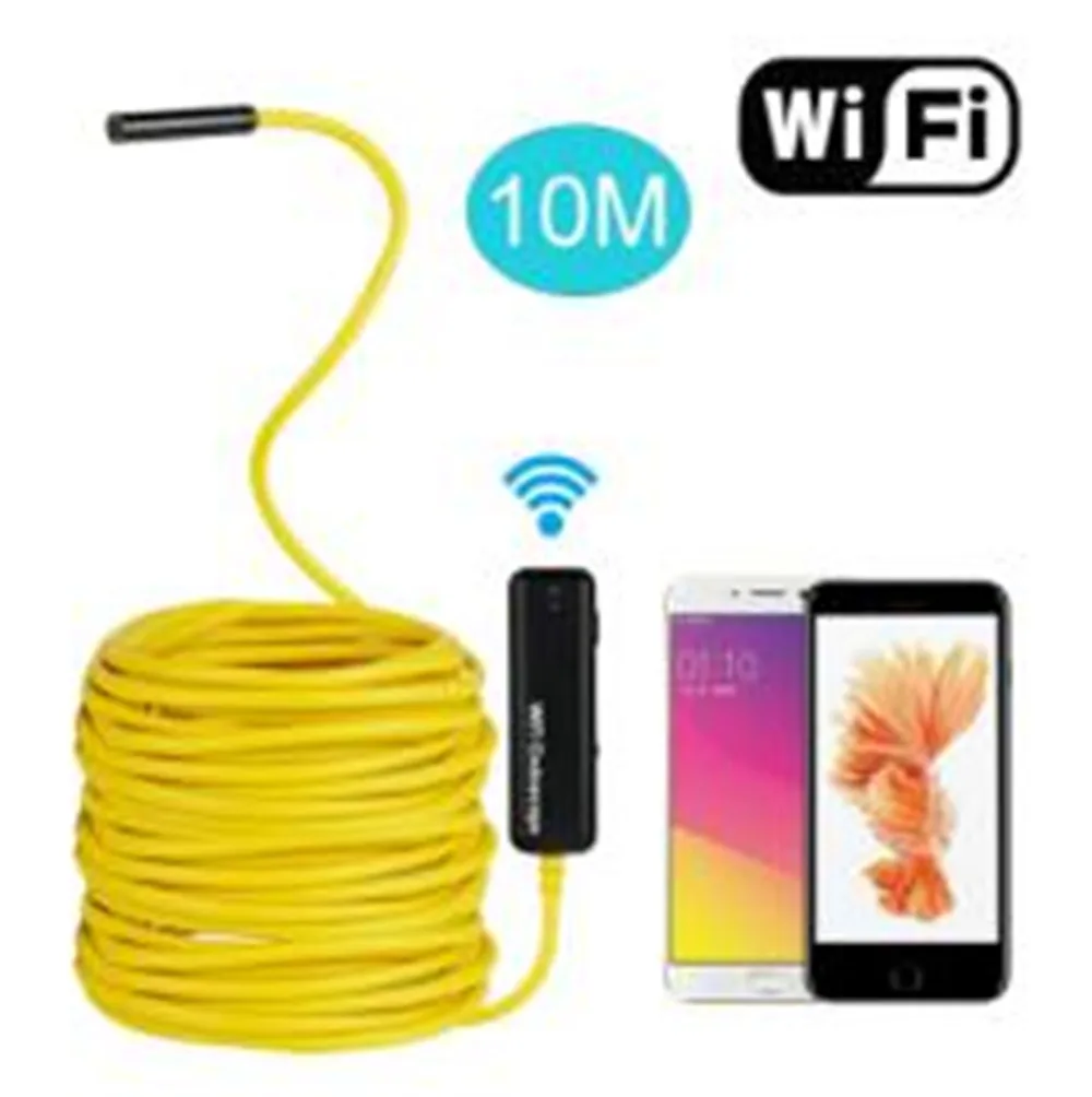 Беспроводная Wi-Fi эндоскопическая камера с объективом 2 МП 8 мм для смартфонов Android