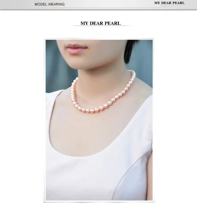 freshwater pearl necklace 66